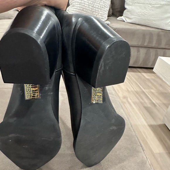 Jeffrey Campbell Black Western-Style Women's Boots size 7.5 fits skinny legged - Picture 4 of 5